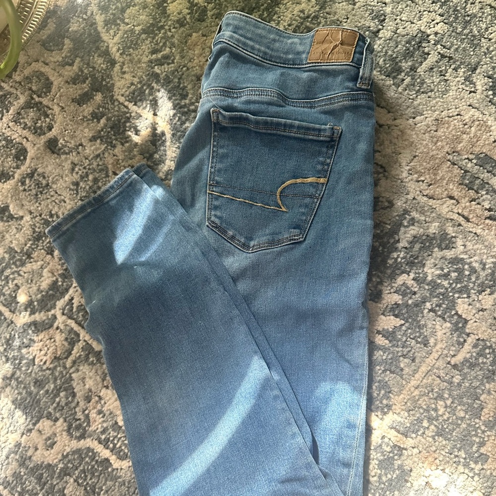 American Eagle Outfitters Light Blue Skinny Jeans